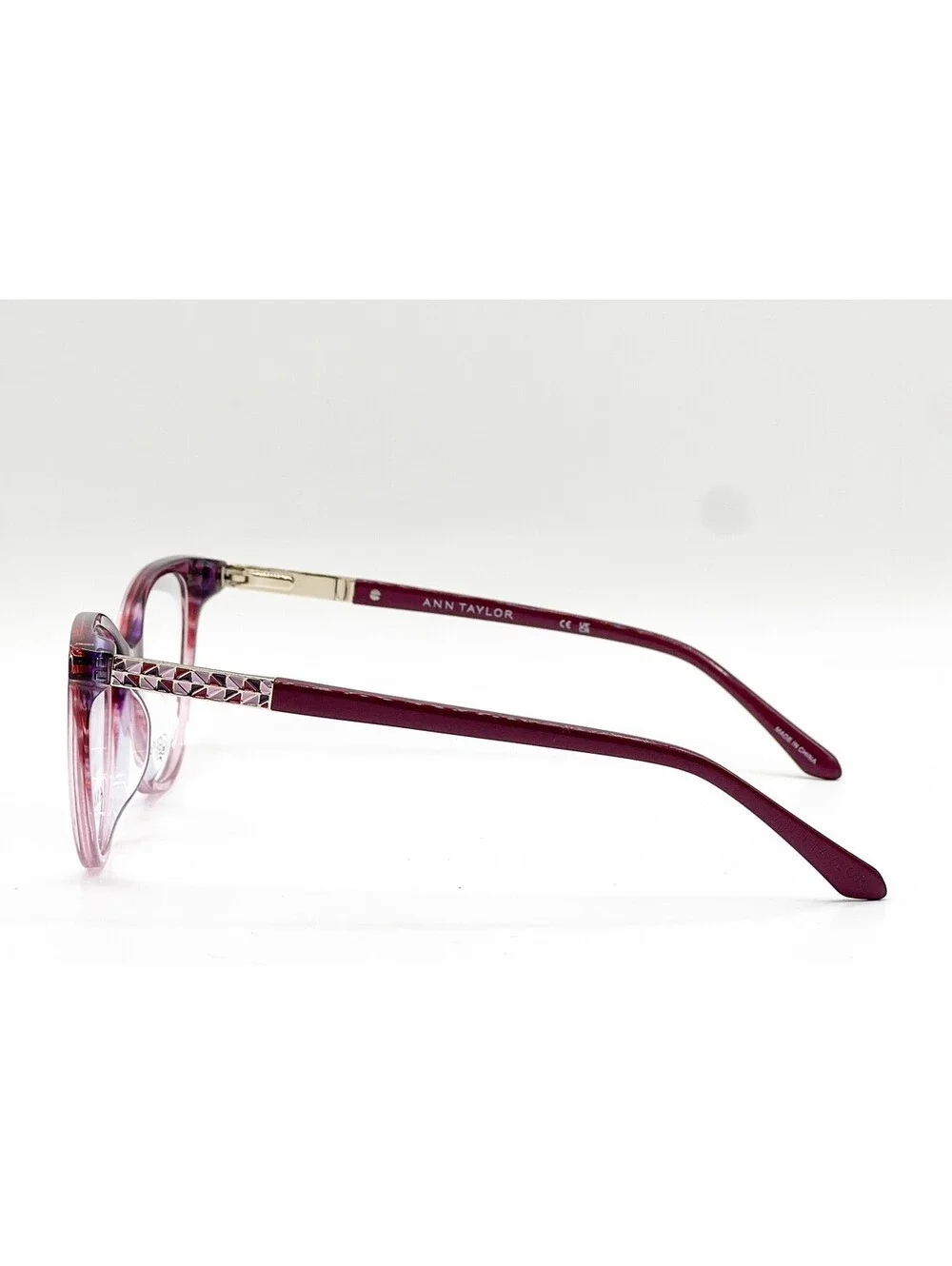 Ann Taylor At350Cp C03 Mulberry Authentic Eyeglasses W/ Clip 52-16-135